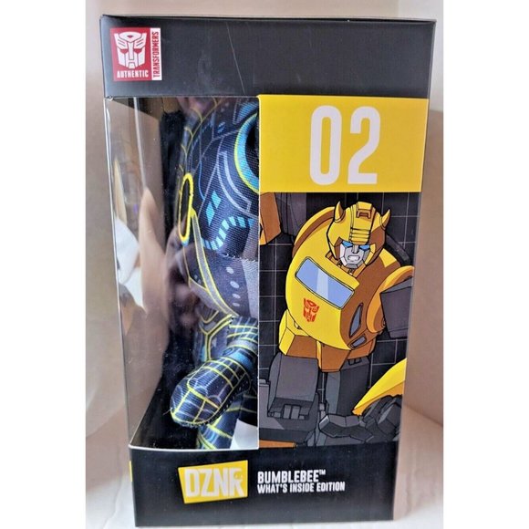 New Transformers DZNR Collectible Plush Bumblebee 'What's Inside Edition #02 Toy - Picture 3 of 7
